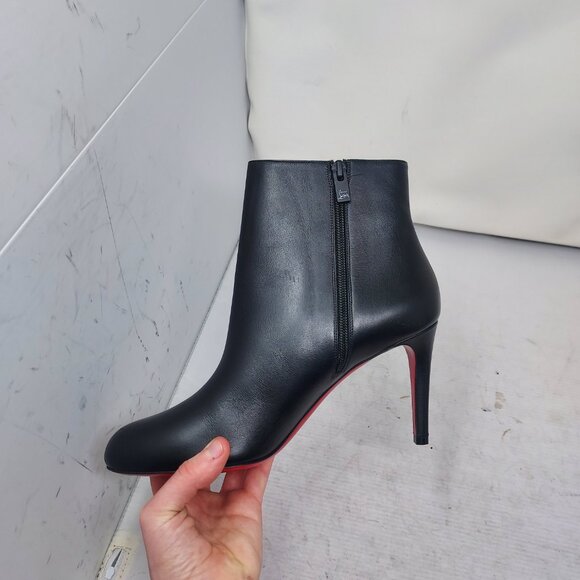 Christian Louboutin Black Pumppie Heel Ankle Boot - Picture 6 of 12